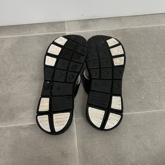 Nike Ultra Comfort Footbed Womens 7 Black Flip Flop Thong Outdoor Sandals Shoes - Picture 4 of 5